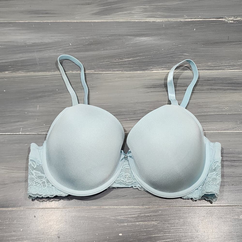 Dorina Adele Demi Bra 36D Light Padded Comfort Fit Underwire Bra D17165A Blue